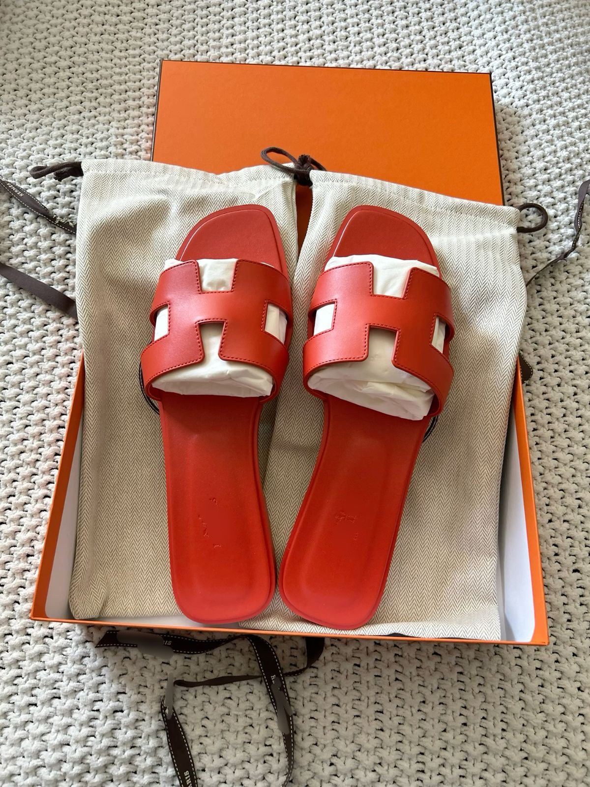 LÉSERMS SANDALS ORANGE