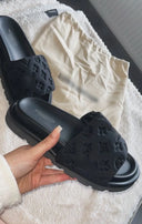 PILLOW MULES BLANC